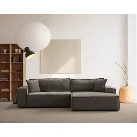 nobelaa Modulares Ecksofa "Oleander"-Grau - Grau