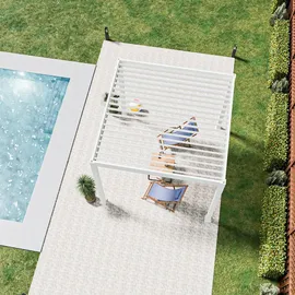 pergoline Pavillon 3 x 3 m Weiß