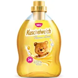 Kuschelweich Weichspüler Premium Luxus mit Moringa-Öl, Weichspüler mit besonderem Kuschelweich-Duft, Weichspüler 750 ml