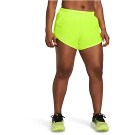 Under Armour Fly-By Shorts Damen 731 high vis yellow/high vis yellow/reflective M