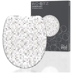 EISL Duroplast WC-Sitz MOSAIK GRAU, mit Absenkautomatik