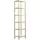 VCM Standvitrine Vinali M 40 x 30 x 165 cm Gold