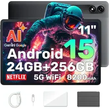 Blackview Tablet 11" 5G (2026) 24 GB RAM 256 GB Schwarz