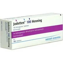 Sanofi-Aventis Jodetten 100 Henning 100 Mikrogramm
