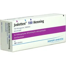 Sanofi-Aventis Jodetten 100 Henning 100 Mikrogramm