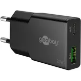 goobay Dual-Schnellladegerät Slim 75729