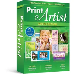 Print Artist 25 Gold, English