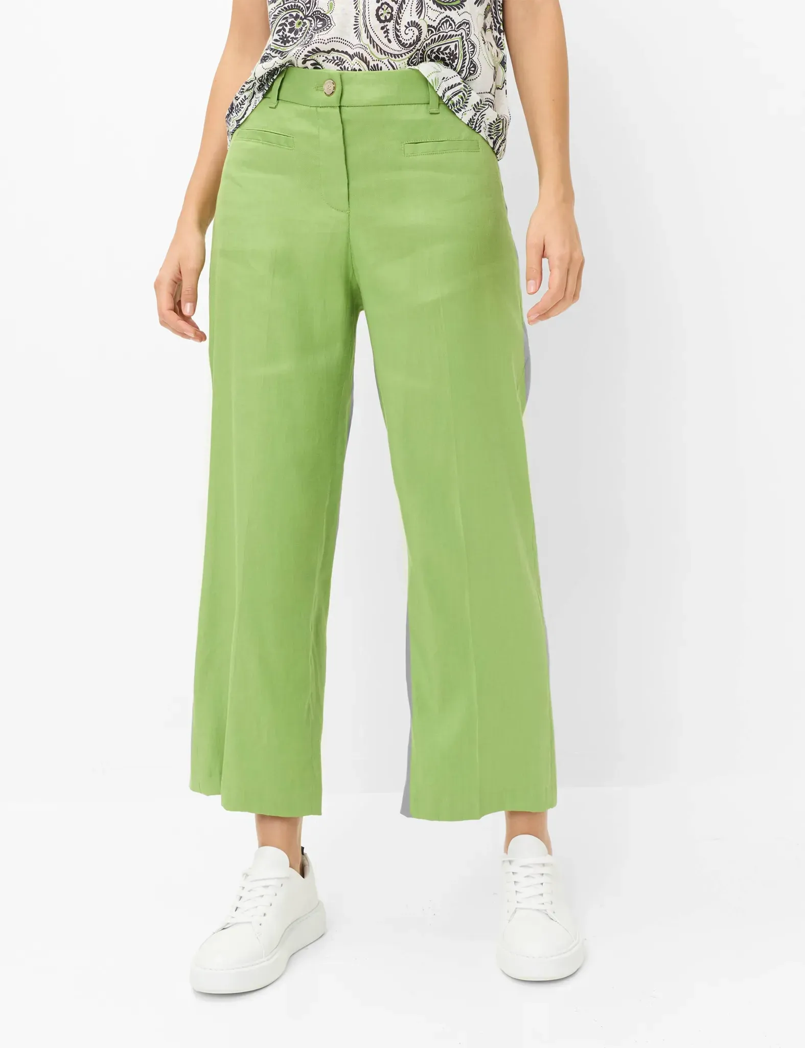 Brax Damen Culotte Style MAINE S GRASS GREEN, grün, Gr. 34L