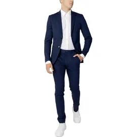 JACK & JONES Franco Anzug Medieval Blue / Super Slim Fit 50