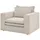 furn.design Relaxsessel Pesaro Cord 110 x 83 x 110 cm Beige mit Hocker
