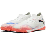 Puma Unisex Future 8 MATCH TT Fussballschuh, Weiß, Schwarz, leuchtendes Rot, 48.5 EU