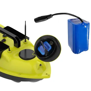 Sunydog Futterboot Akku 5200 mAh, 7,4 V Wiederaufladbare Batterie für RC Köderboote Angelköderboote, für Köderboot D11 D13 D13C D16 D18, Austausch der Köderbootbatterie Batterie für Fischerköderboote