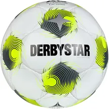 derbystar Brillant TT AG Kunstrasen Fußball Trainingsball weiß/gelb/grau 5