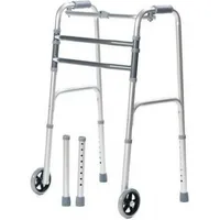 Antar Rehabilitation trifunktionale Gehhilfe silber
