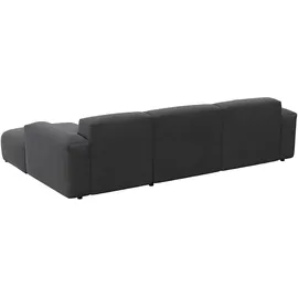 flexlux Eckcouch Polyester 2-Sitzer Grau