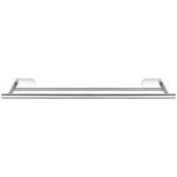 Wenko Badetuchstange Duo Edelstahl Silber