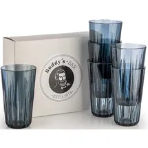 Buddy ́s Bar Becher 0,5 l Grau 6 St.