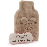 Pusheen Braune Neuheit Gesicht & Augenmaske Wärmflasche mit Augenmaske für Fraue