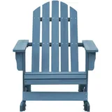 "WINTER SALE"Stuhl Terrasse - Adirondack-Schaukelstuhl Massivholz Tanne Blau - 70x91,5x92cm - Gartenstühle NeuMöbel387138 - Blau