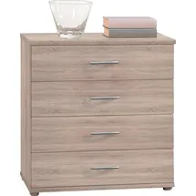 Livetastic Kommode Eiche, Kunststoff, 4 Schubladen, 60x70x30 cm, Beimöbel erhältlich, Wohnzimmer, Kommoden & Sideboards, Kommoden