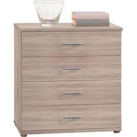 Livetastic Kommode Eiche, Kunststoff, 4 Schubladen, 60x70x30 cm, Beimöbel erhältlich, Wohnzimmer, Kommoden & Sideboards, Kommoden