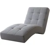 Möblo Chaiselongue, Grau, Holzwerkstoff, 1-Sitzer, 73x79x170 cm, Wohnzimmer, Sessel, Relaxliegen