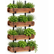 Marrakesch Orient & Mediterran Interior Ziegelform Wandhalter Merita 4 Regal Set 4 Formen 30 x 15 x 80 cm,