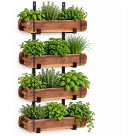 Marrakesch Orient & Mediterran Interior Ziegelform Wandhalter Merita 4 Regal Set 4 Formen 30 x 15 x 80 cm,