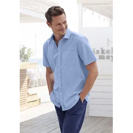 H.I.S. Kurzarmhemd Blau XXL