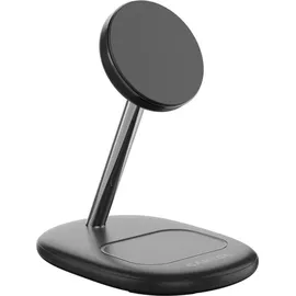 Canyon Ladestation fr Mobiltelefone, WCS-205, Qi2, 2 in 1, kabellos, schwarz - Schwarz