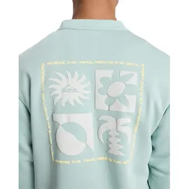 QUIKSILVER Salt Water Graphic Crew Pullover Grau XXL