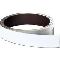 Franken Magnetband selbstklebend weiß 1,0 cm x 10,0 m