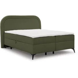 S-Style Möbel Boxspringbett Sonna 160 x 200 cm H3 Grün