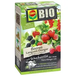 COMPO BIO Beeren Langzeit-Dünger mit Schafwolle, 5 Monate Langzeitwirkung, 750 g, 20298