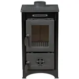 9008 Mini Antrazit – Kompakt, Leistungsstark und Stilvoll, Leistung: 7,09 kW, Kaminofen, Schwedenofen