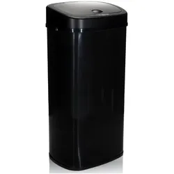 hjh OFFICE Sensor-Mülleimer CLEAN VI Stahlblech, Kunststoff