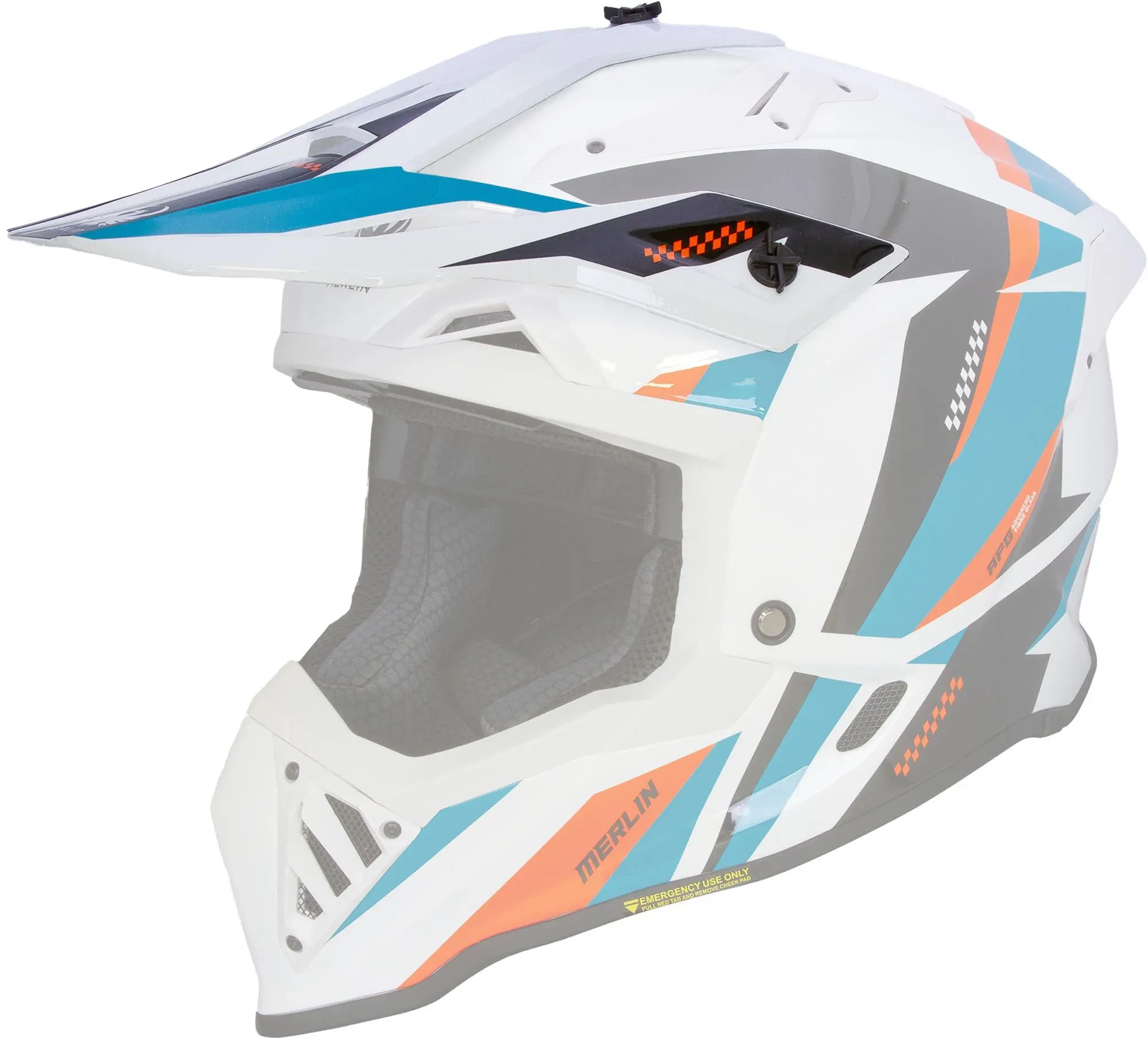 Merlin Recon Gravel Helmschirm für Männer