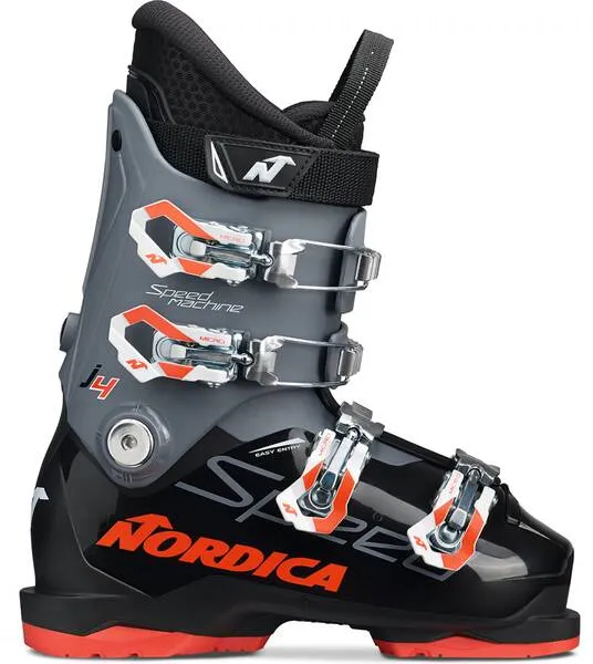 Nordica Jungen Skischuh SPEEDMACHINE J 4, NERO/ANTRACITE/ROSSO, 23