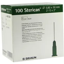 Sterican Kanülen 21 Gx2 0,8x50 mm 100 St