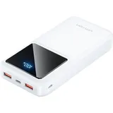 Vention Fhlw0 Powerbank 20000mAh, Micro-USB, USB-C, 2xUSB-A, 22,5W (weiß)