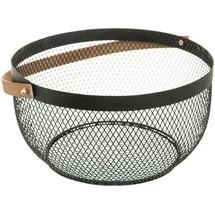 SECRET DE GOURMET Obstkorb Metall Rot 29 cm