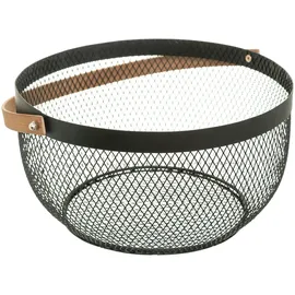 SECRET DE GOURMET Obstkorb Metall Rot 29 cm