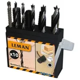 Leman - Set mit 12 sortierten Hartmetall-Bohrern Oberfräse Q8 7100.712