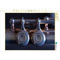 Calvendo Klappe einer Querflöte | Foto-Puzzle für glückliche Stunden
