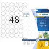 Herma Adressetiketten 4387 Weiß 30,0 x 30,0 mm 25 Blatt