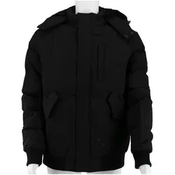 Poolman Winterjacke mit Kapuze Fell P2304.784 (warm wattiert, leicht) schwarz Herren