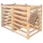 Gartenwelt Riegelsberger Moderner Komposter Duo ca. 80x153 cm Höhe 100 cm aus Lärchenholz Massivholz Steckkomposter Kompostsilo Holz Stecksystem
