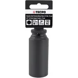 Tecpo Vielzahn Kraft Steckschlüssel Nuss (12,5mm) 1/2" Zoll Sw 27mm Schlagschrauber Stecknuss