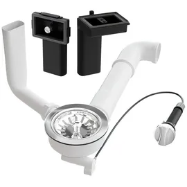 Aquade Siebkorbventil 114mm mit Excenterventil Raumschaffer und Überlauf