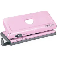 Rapesco Terminplaner-Locher 6-fach verstellbar Rosa